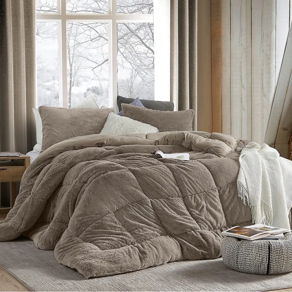 Coma Inducer Oversized Comforter Are You Kidding Bare Olive Winter Twig Queen